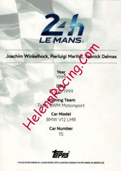 1999 Le Mans 24 h Verso.jpg